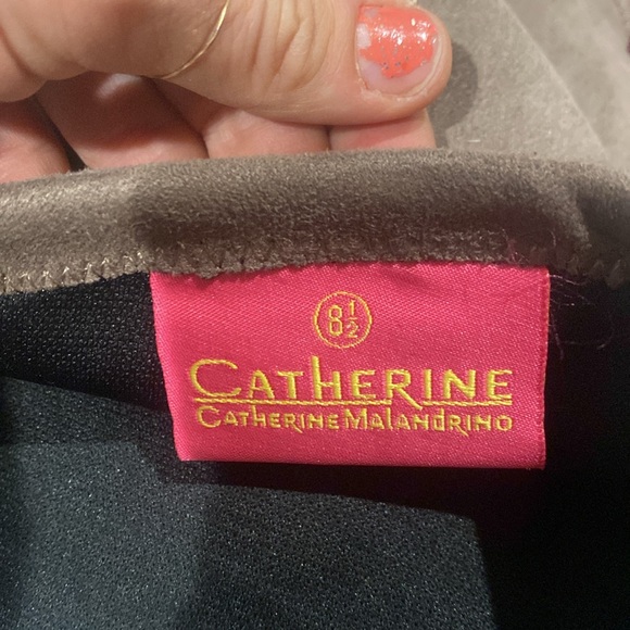 Catherine Malandrino Tie-Back Over the Knee Boots Taupe - Picture 12 of 12